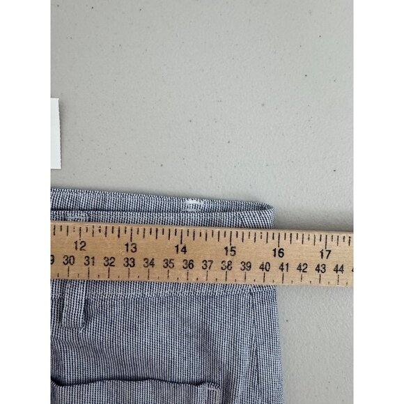 J.Crew Petite Lizzie high-rise patch-pocket wide-leg pant navy sz 29P - Picture 4 of 8